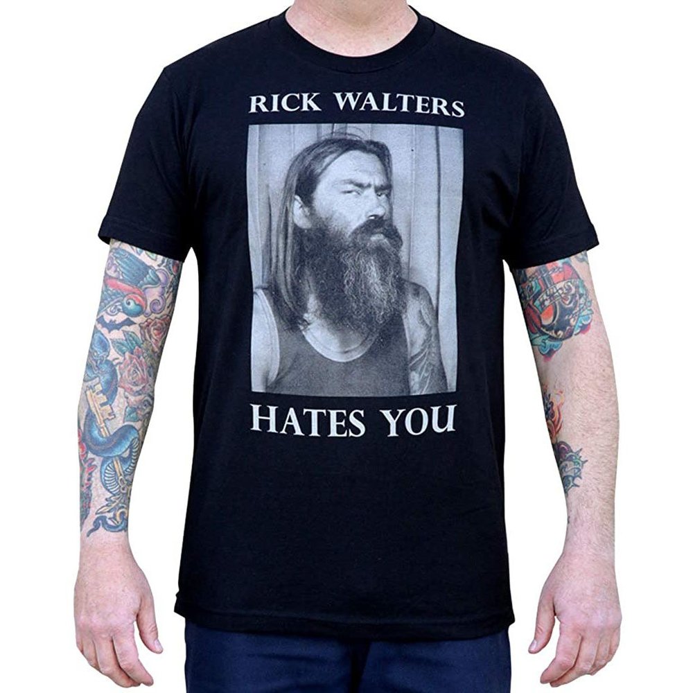 Rick Walters Hates You Tattoo Artist Black Tee